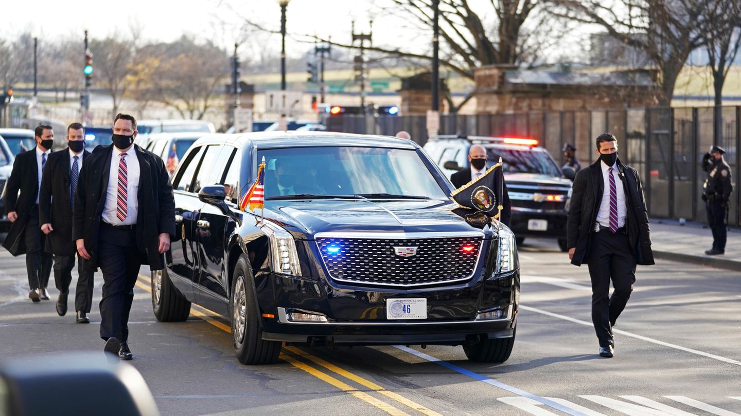 Zum Vergleich: Joe Bidens Dienstwagen Zum Vergleich: Joe Bidens Dienstwagen
