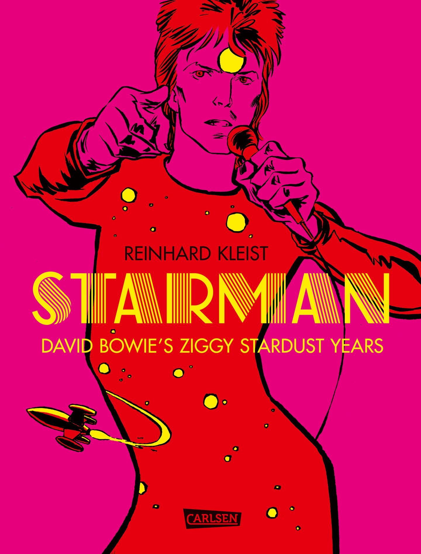 "Starman - David Bowie's Ziggy Stardust Years" von Reinhard Kleist ist bei Carlsen erschienen und kostet 25 Euro. Mehr unter www.carlsen.de