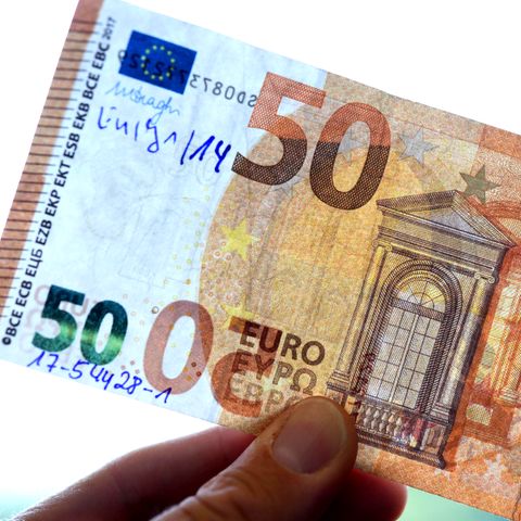 Ein falscher 50-Euro-Schein