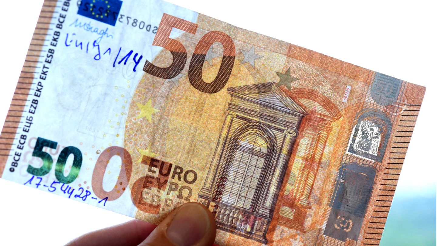 Ein falscher 50-Euro-Schein
