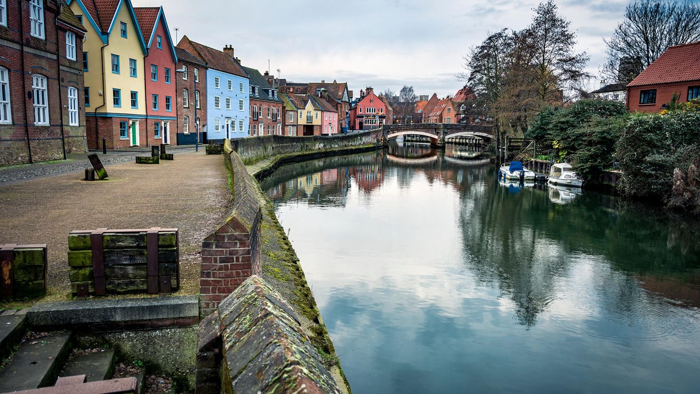 Die Innenstadt von Norwich