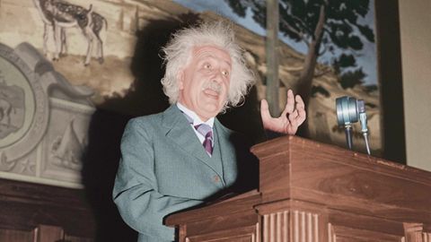 Der Begründer der Allgemeinen Relativitätstheorie, Albert Einstein