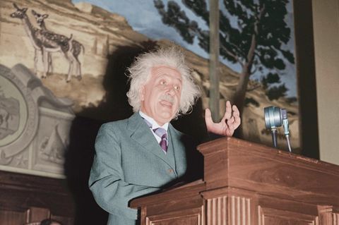 Der Begründer der Allgemeinen Relativitätstheorie, Albert Einstein