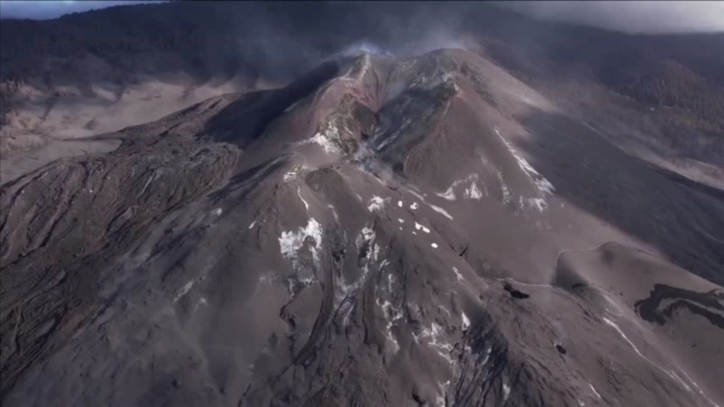 Video: Vulkan auf La Palma scheint zur Ruhe zu kommen