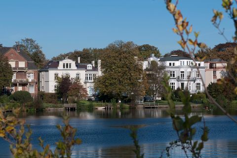 Villen an der Außenalster in Hamburg