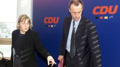Merkel zeigt dem Fraktionsvorsitzenden Merz, wo es lang geht