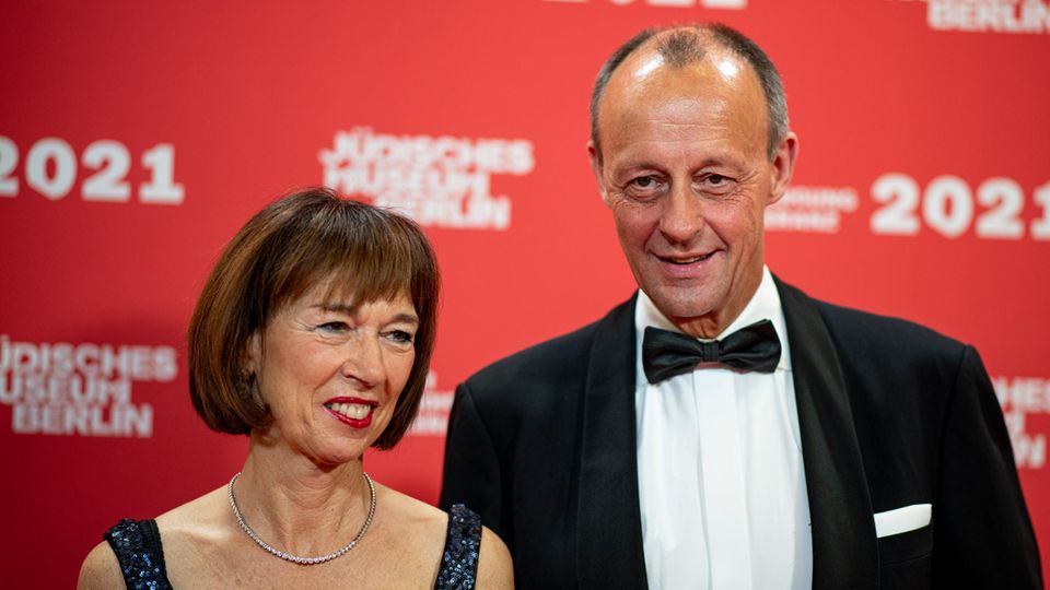 Friedrich Merz und seine Frau Charlotte im November 2021 auf der Verleihung des Preises für Verständigung und Toleranz