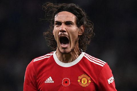 Edinson Cavani Man Utd 2021-22