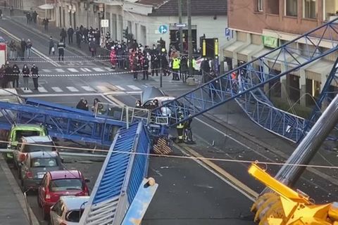 Video: Mindestens drei Tote nach Kraneinsturz in Turin