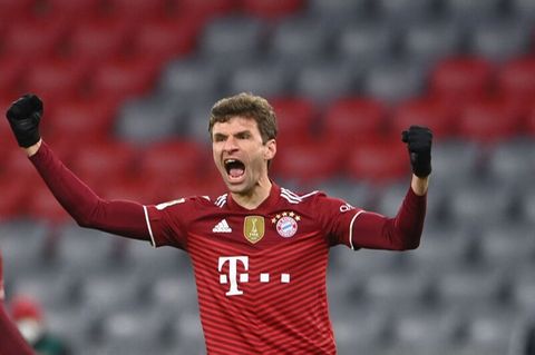Thomas Müller jubelt
