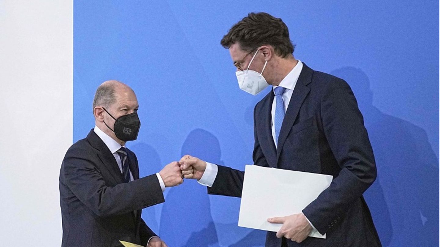 Olaf Scholz und Hendrik Wüst