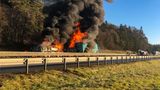 Die Autobahn war für mehrere Stunden komplett gesperrt.