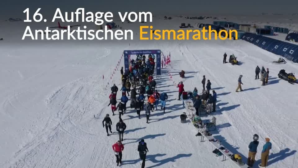 Video: Eiskalt den Marathon durchgezogen
