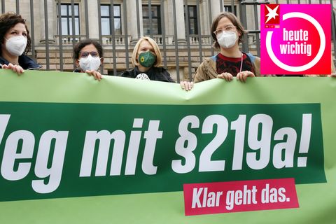 Protest gegen den Paragraphen 219a