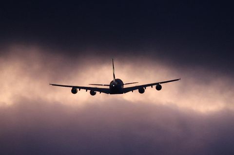 Airbus A380 beim Start