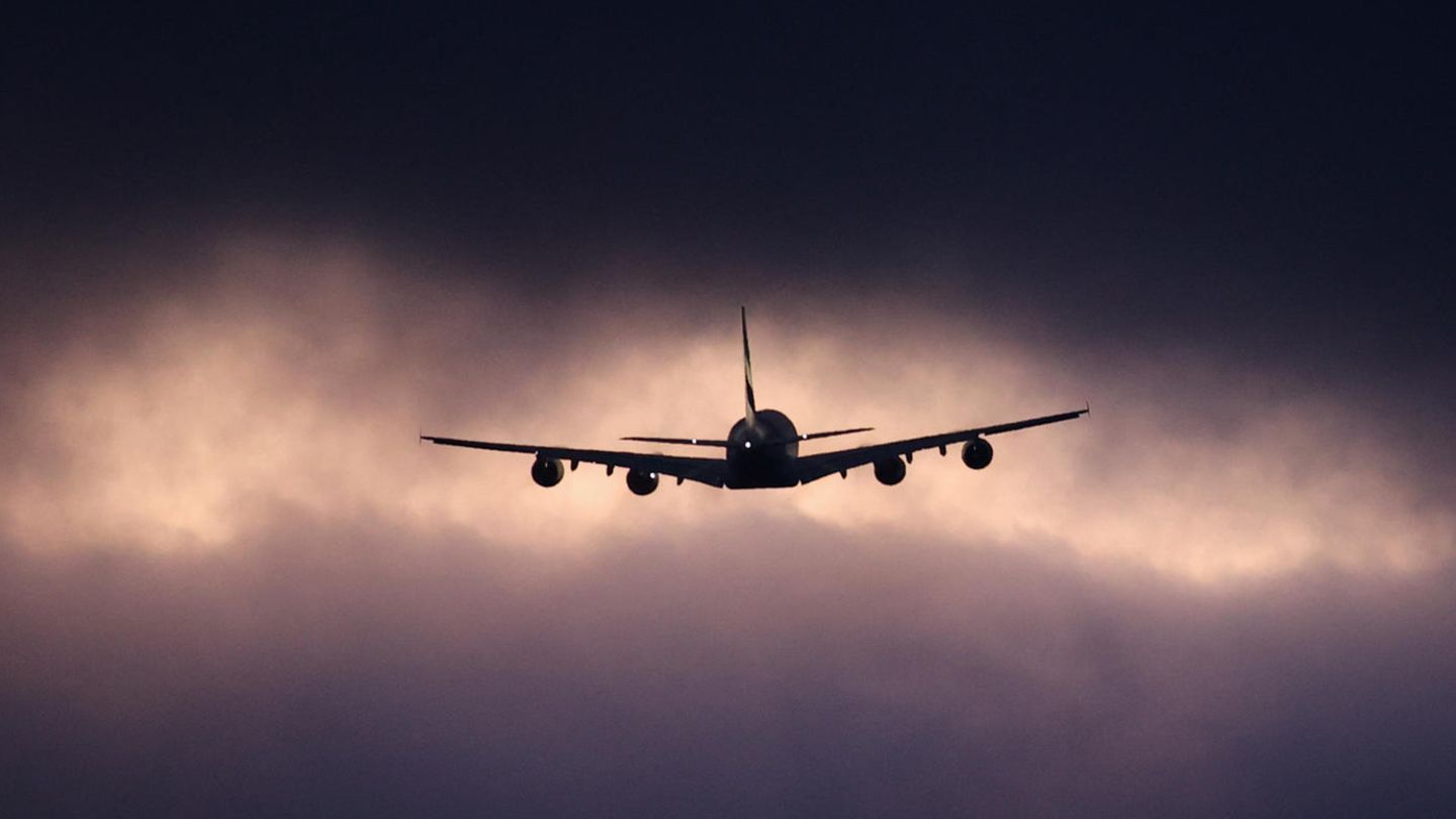 Airbus A380 beim Start