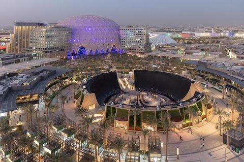 Offen für neue Ideen: das Expo-Gelände mit der Al Wasl Plaza (hinten links)