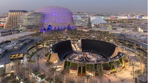 Offen für neue Ideen: das Expo-Gelände mit der Al Wasl Plaza (hinten links)