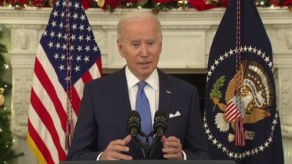 Video: Biden: Impfen ist patriotische Pflicht