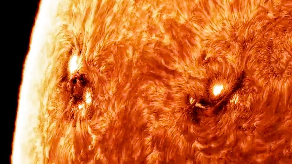 Spektakuläres Zeitraffervideo: Teleskop-Aufnahmen zeigen Flammen auf Sonne