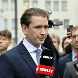 Sebastian Kurz vor der Presse