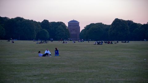 Die große Wiese im Hamburger Stadtpark