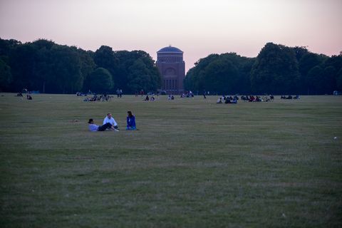 Die große Wiese im Hamburger Stadtpark