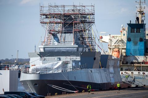 Dieses Schiff vom Typ Meko 200 für Ägypten wurde bereist zuvor genehmigt. 
