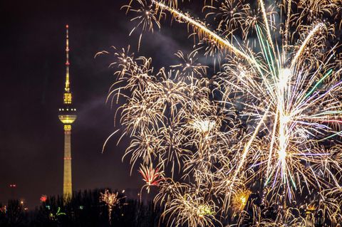 Silvesterfeuerwerk in Berlin