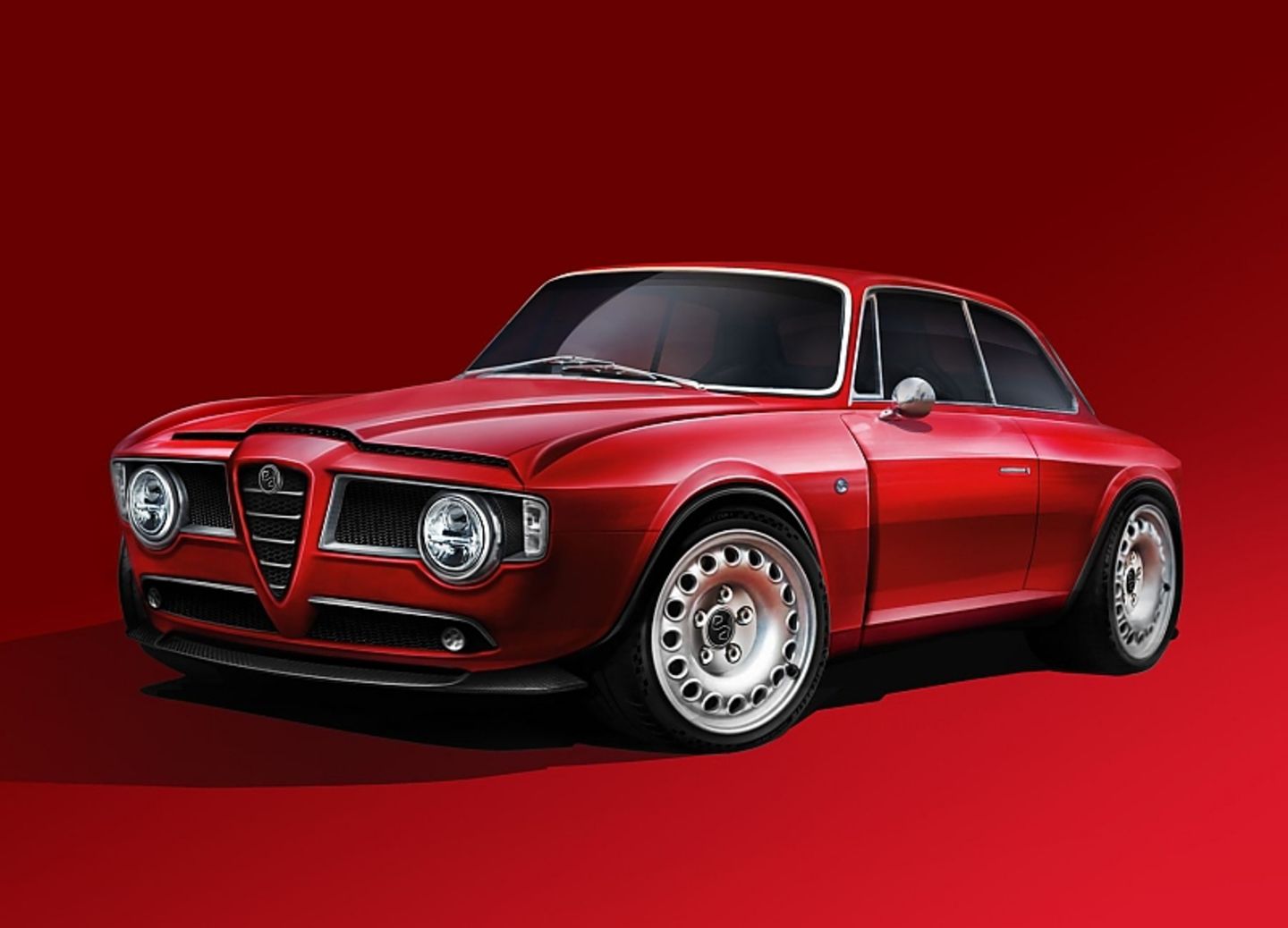 Die klassische Optik der Alfa Romeo Giulia GT bleibt erhalten