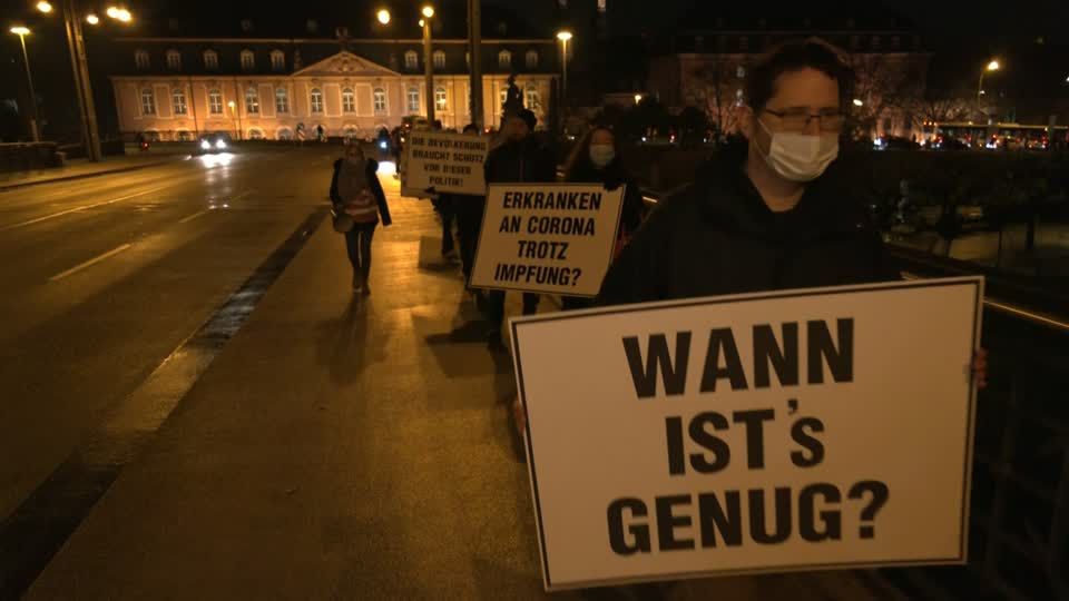 Video: Bundesweite Proteste gegen Corona-Maßnahmen Video: Bundesweite Proteste gegen Corona-Maßnahmen