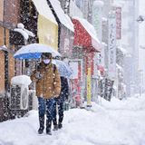 Heftige Schneefälle in Japan