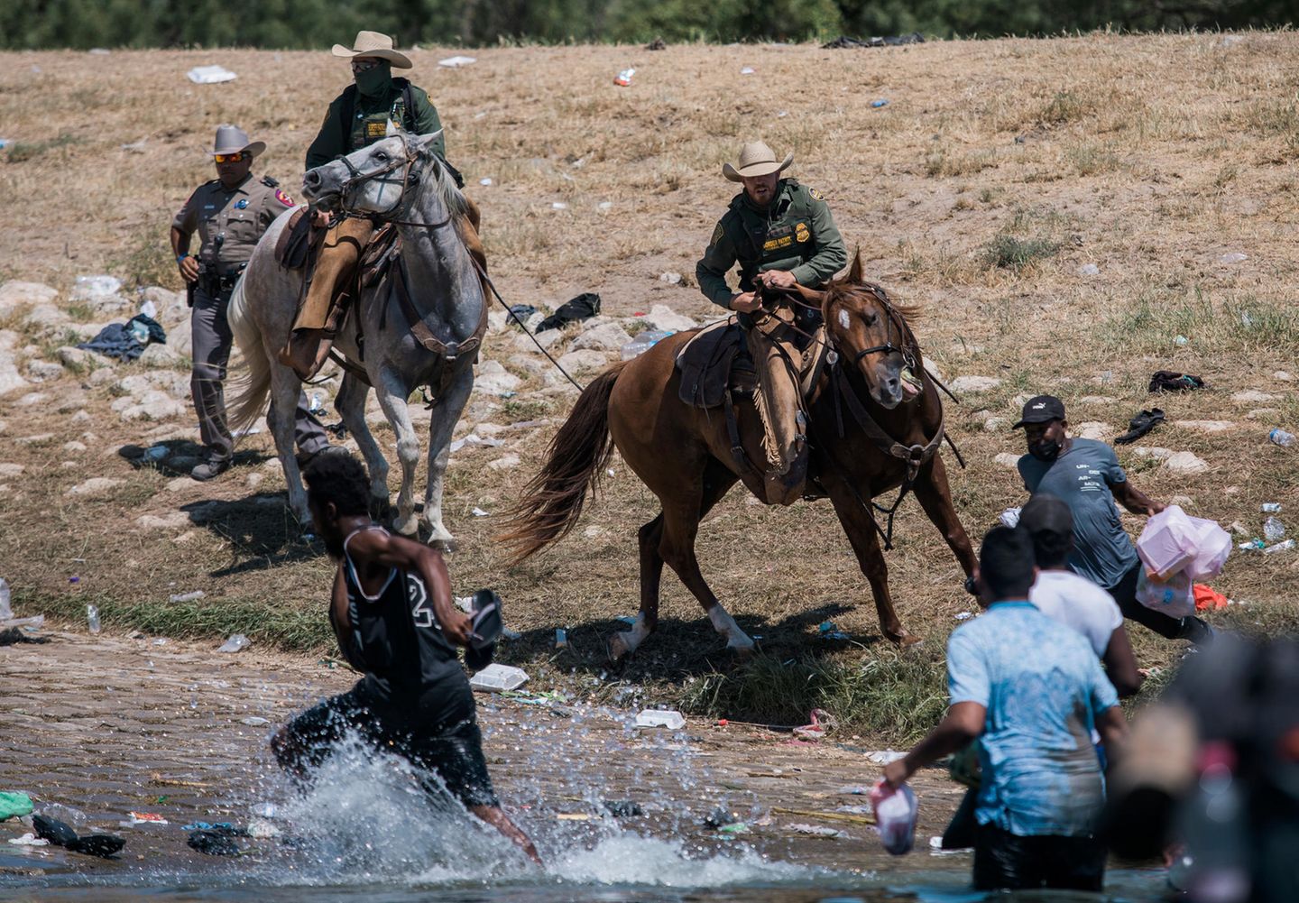 Jahresrückblick: Haiti-Flüchtlinge Texas