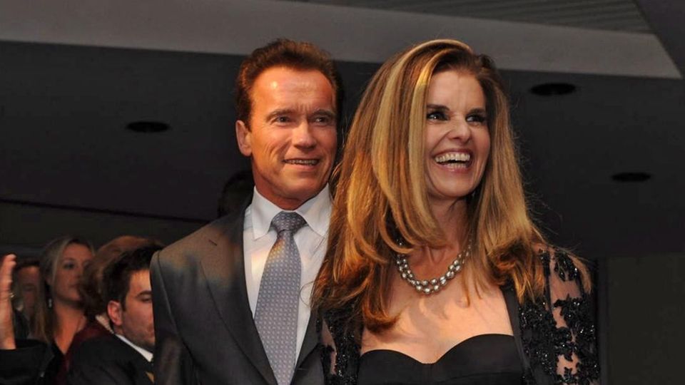 Arnold Schwarzenegger und Maria Shriver in der California Hall of Fame