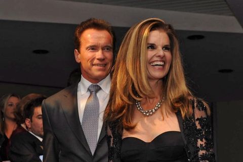 Arnold Schwarzenegger und Maria Shriver in der California Hall of Fame