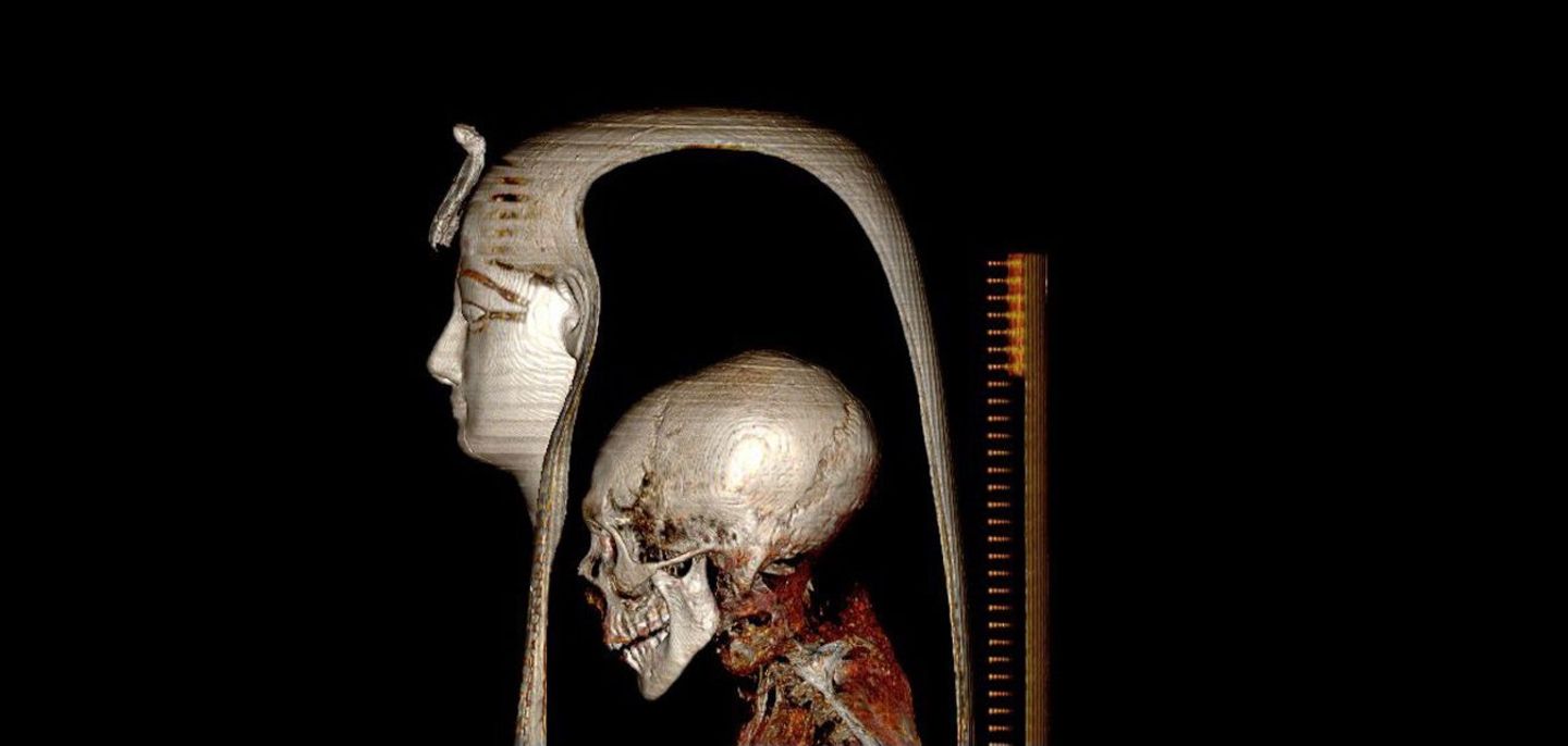 Wegen der Größe der Hülle nahm man früher an, dass Amenhotep I sehr groß gewesen sei.