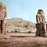 Kolossalstauen von Amenhotep III und Ramses II.