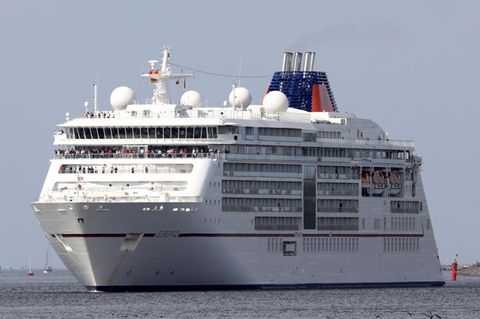 Das Kreuzfahrtschiff "MS Europa 2" von Hapag-Llyod Cruises