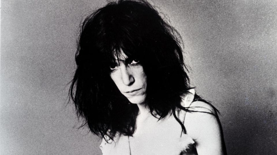 Die Sängerin Patti Smith in den frühen 1970ern