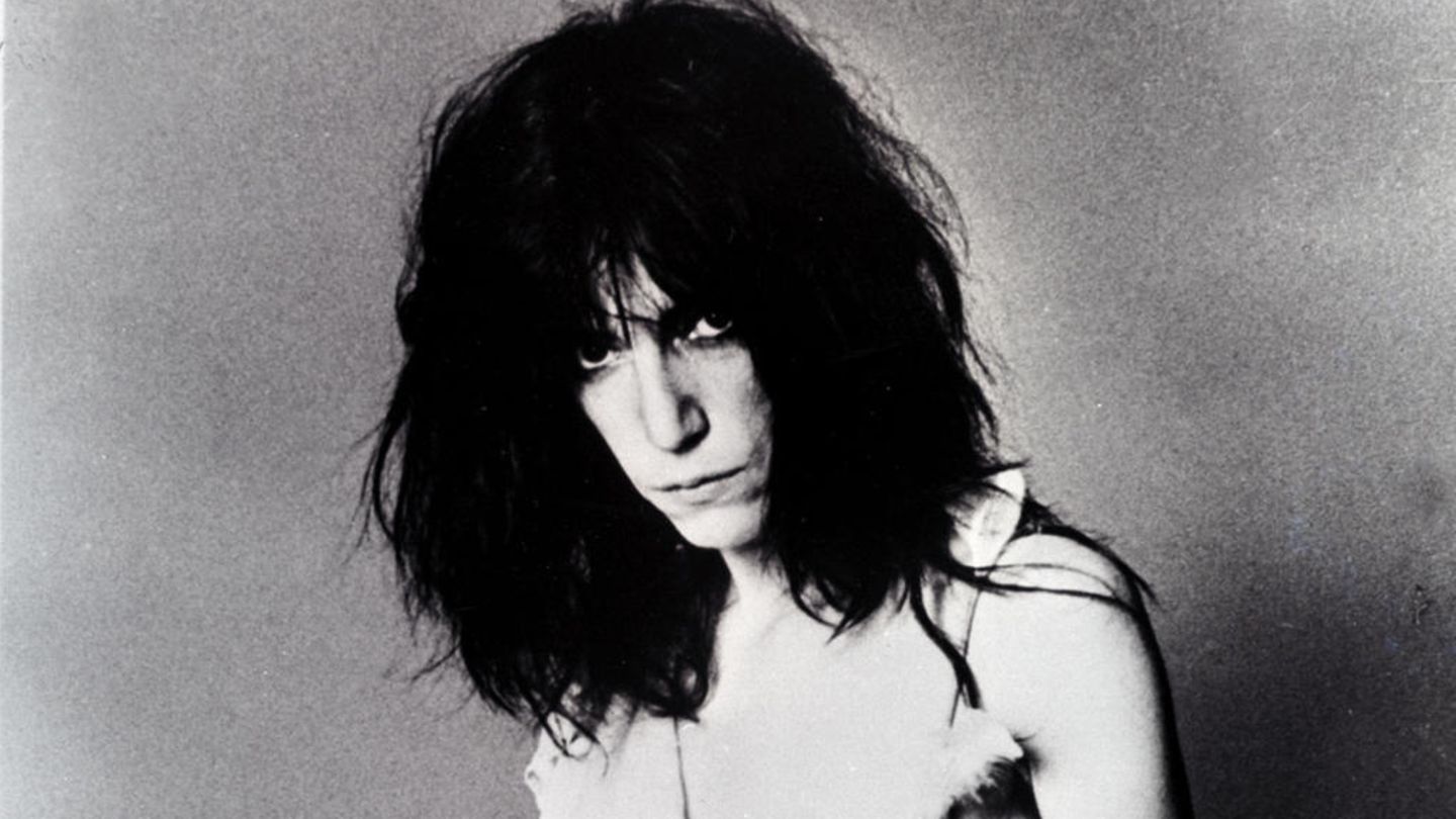 Die Sängerin Patti Smith in den frühen 1970ern