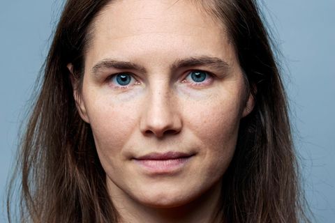 Amanda Knox, hier beim Interview in Hamburg