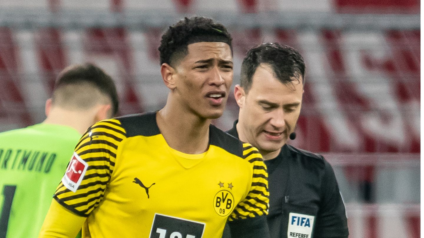 Felix Zwayer (r.) und BVB-Profi Jude Bellingham