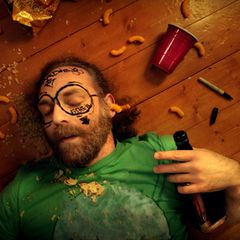 Kater nach Silvester