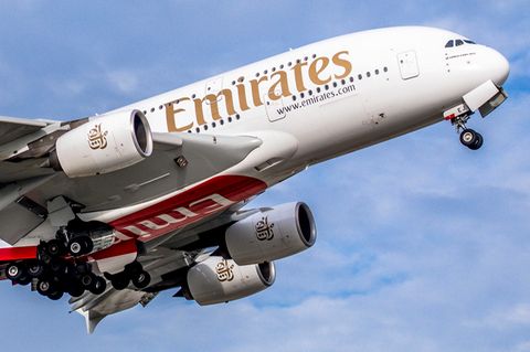 Airbus A380 von Emirates