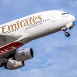 Airbus A380 von Emirates