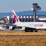 Airbus A380 von Qatar Airways