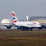 Airbus 380 von British Airways