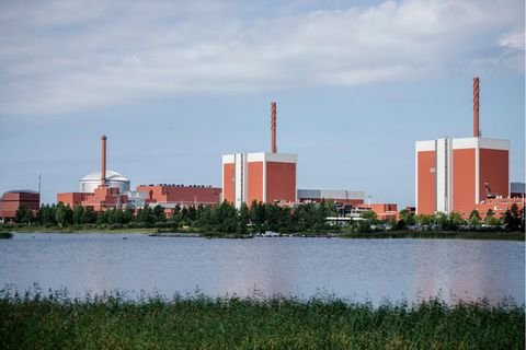 Das Atomkraftwerk Olkiluoto in Finnland