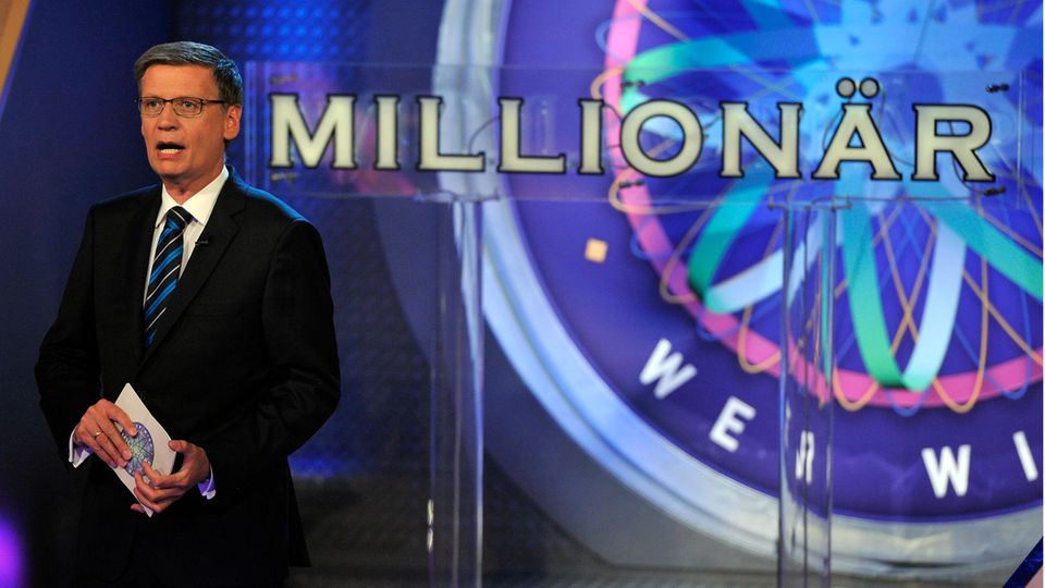 Günther Jauch moderiert die Quizshow "Wer wird Millionär?"