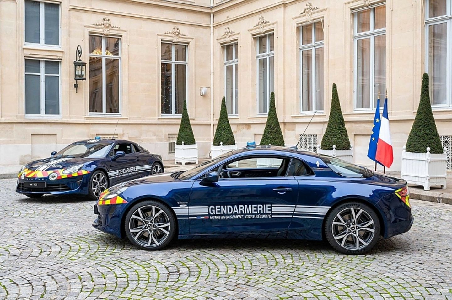 Alpine Polizei Frankreich